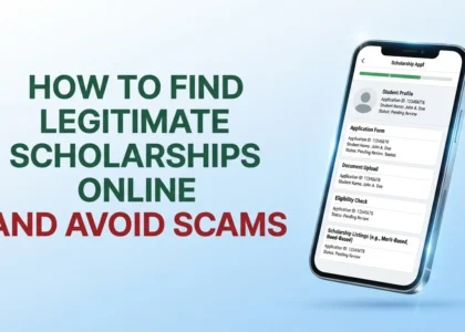 How to Find Legitimate Scholarships Online and Avoid Scams
